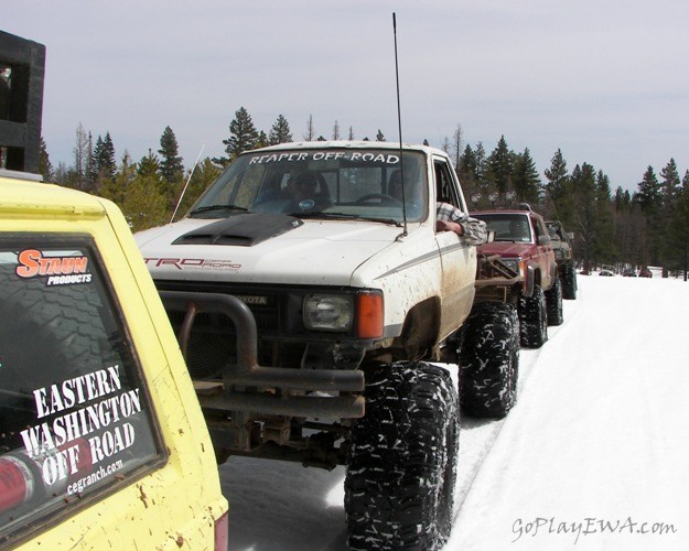 PHOTOS > EWOR: Spring Snow Wheeling at the Ahtanum State Forest 16