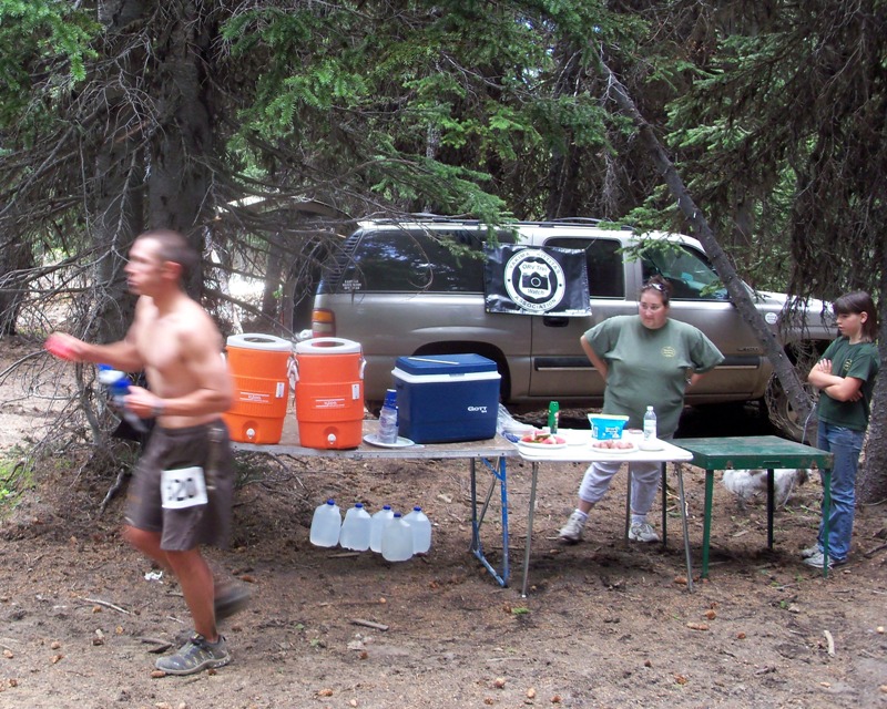 Photos: Grey Rock 50K Aid Station 9