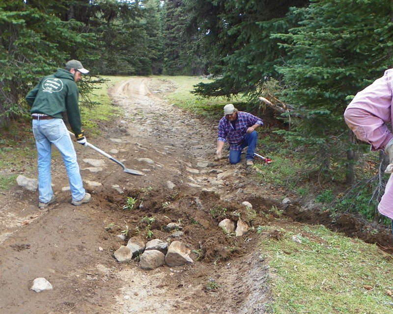 Photos: Trail 4W613 Work Day 21