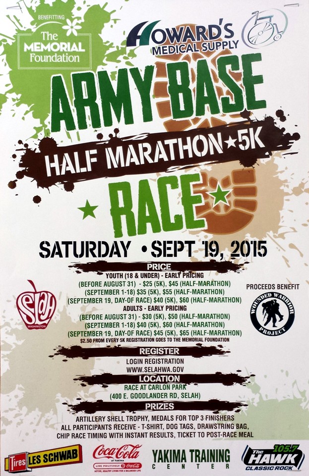 Army Base Race in Selah