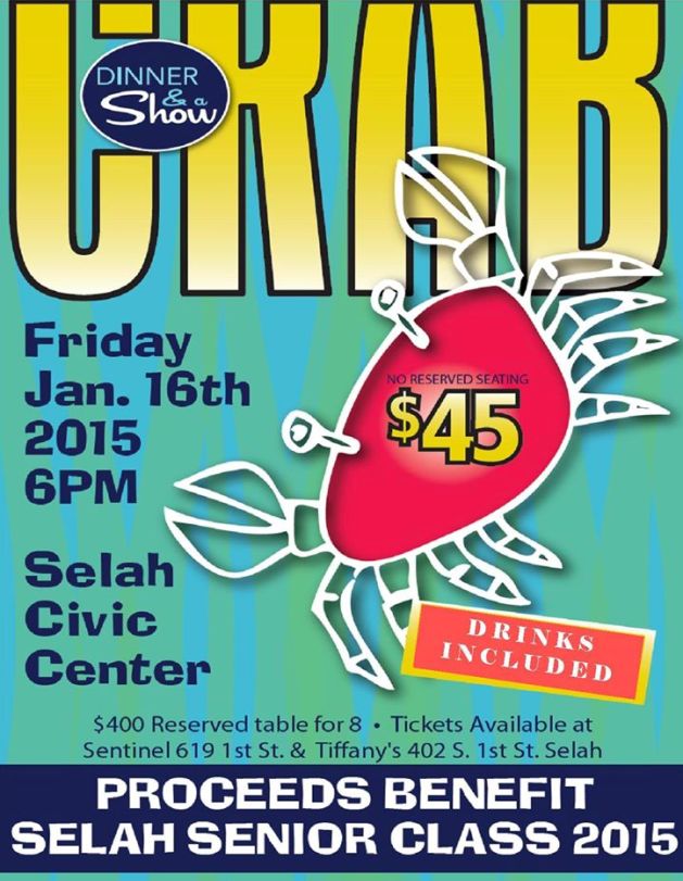 Selah Crab Dinner & Show flyer