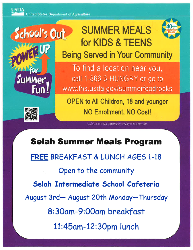 News: Selah Summer Meals Program | Graham Family Farm