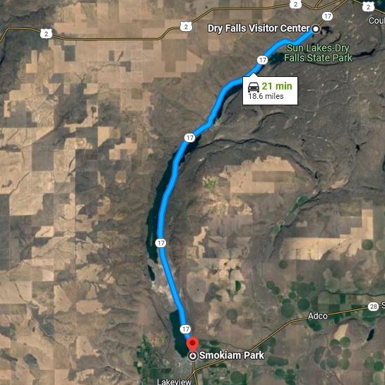 Banks Lake Overland Route