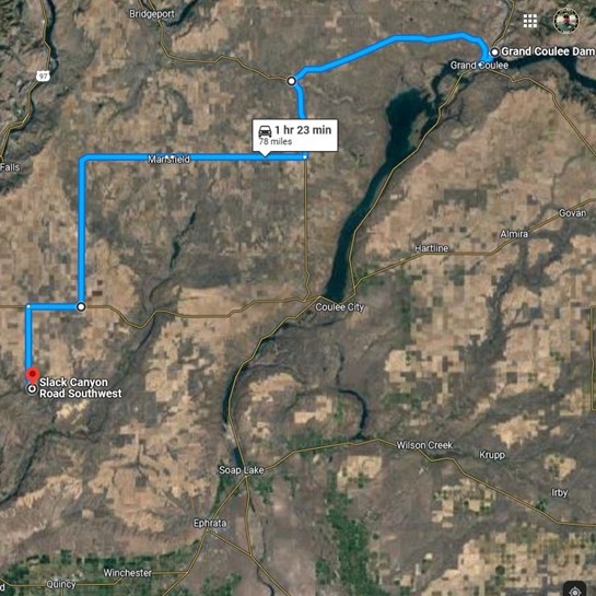 Banks Lake Overland Route