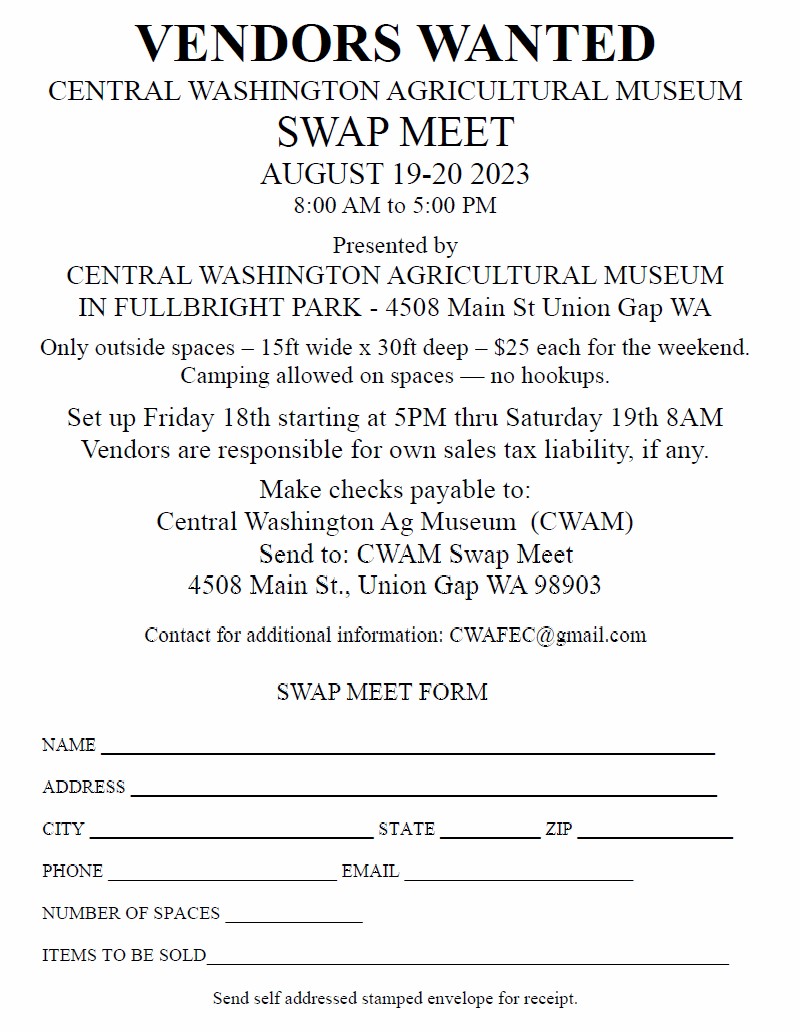 Swap Meet Form