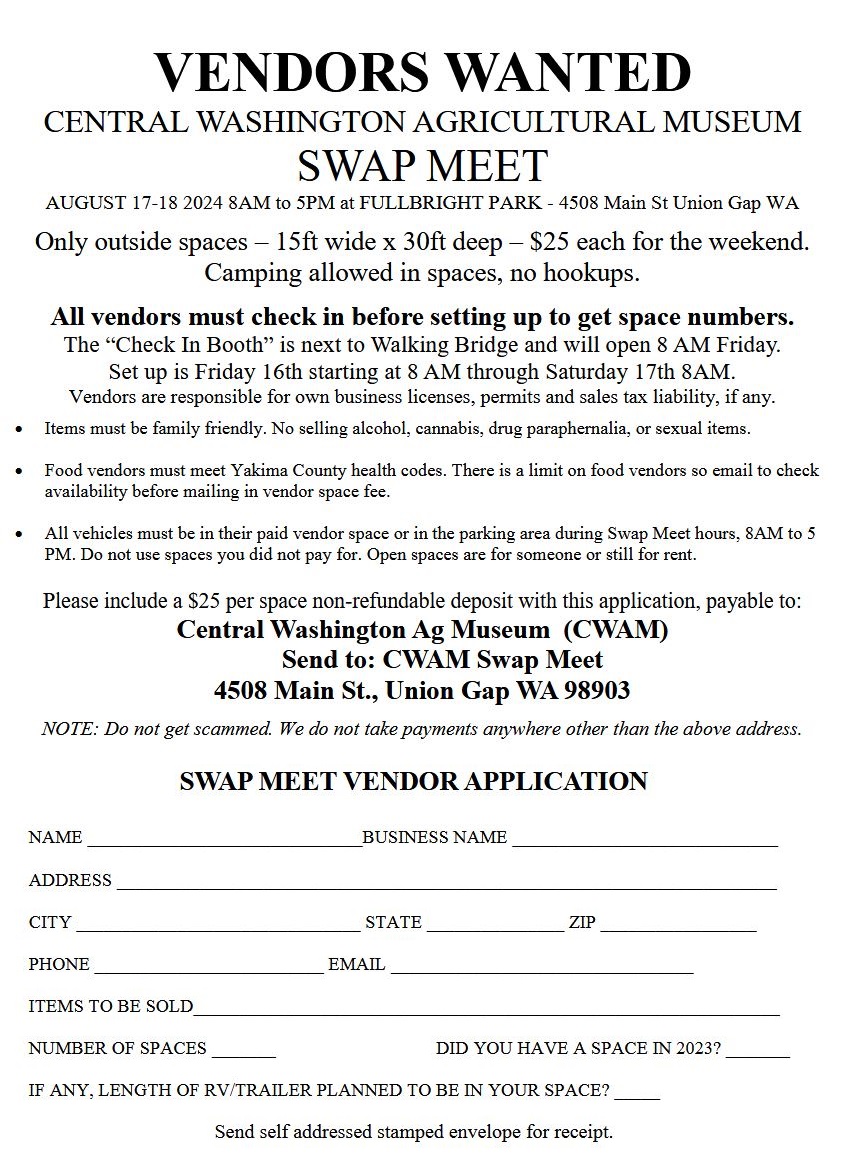 Swap Meet Form