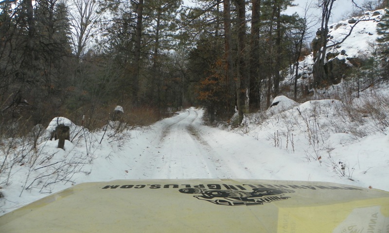 Sledding/Snow Wheeling Run at the Ahtanum State Forest 8