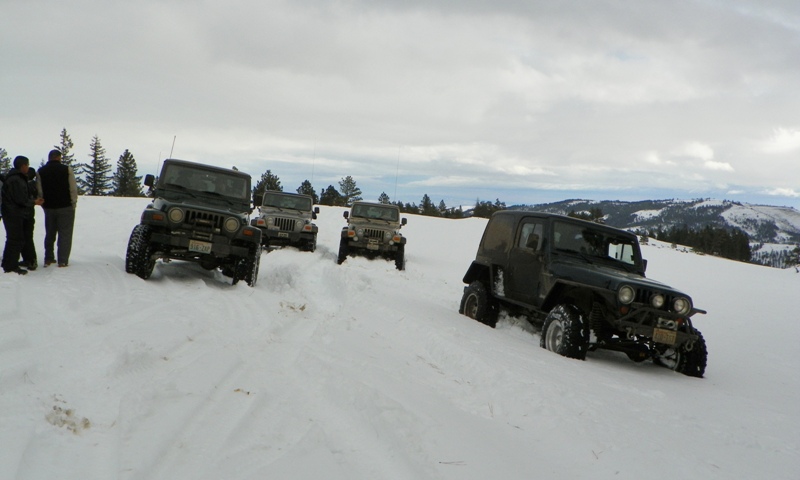 Sledding/Snow Wheeling Run at the Ahtanum State Forest 18