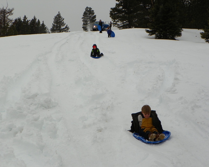 Sledding/Snow Wheeling Run at the Ahtanum State Forest 89