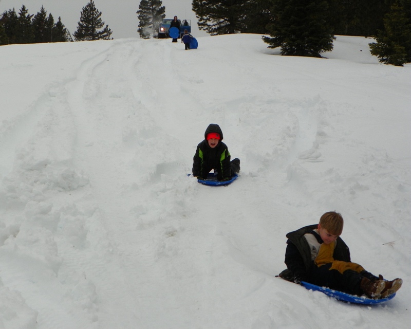 Sledding/Snow Wheeling Run at the Ahtanum State Forest 90