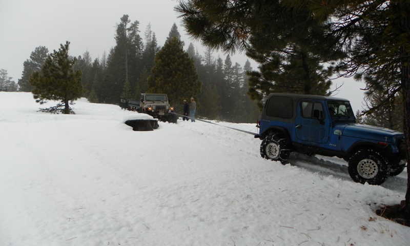 Sledding/Snow Wheeling Run at the Ahtanum State Forest 100