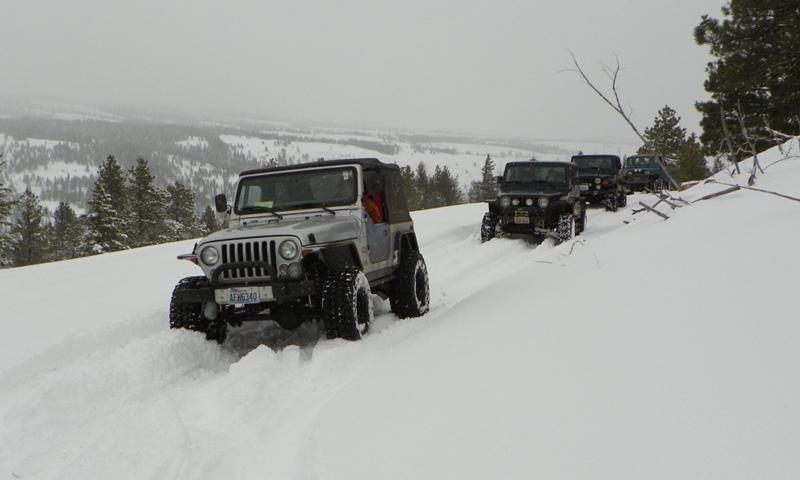 Peak Putters Cowiche Ridge Snow Wheeling 27