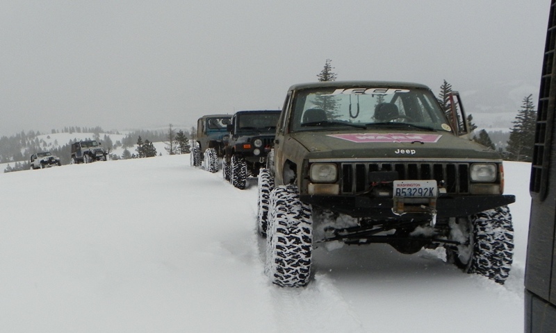 Peak Putters Cowiche Ridge Snow Wheeling 33