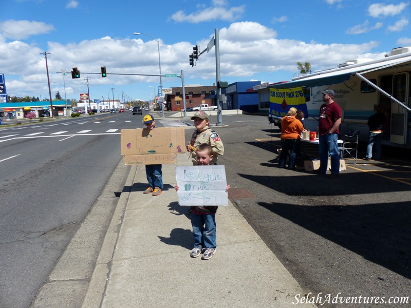 Selah Cub Scout Pack 276 Recycle Drive