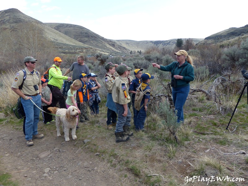 Selah Cub Scout Pack 276 Umtanum Creek hike