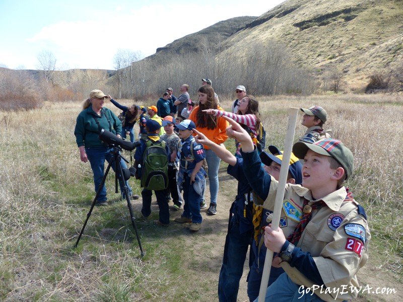 Selah Cub Scout Pack 276 Umtanum Creek hike