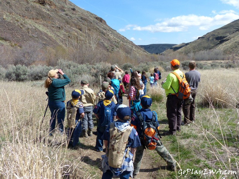 Selah Cub Scout Pack 276 Umtanum Creek hike