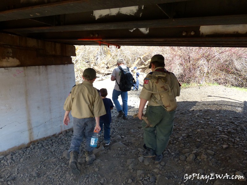 Selah Cub Scout Pack 276 Umtanum Creek hike