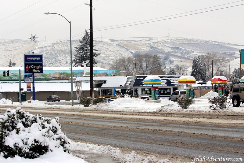 Downtown Selah Snow