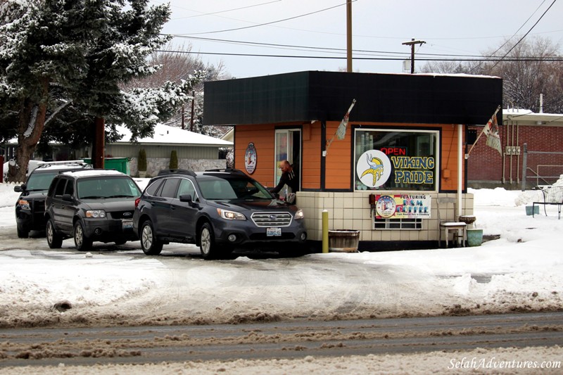 Downtown Selah Snow