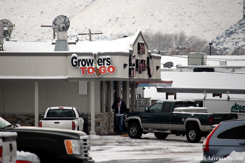 Downtown Selah Snow