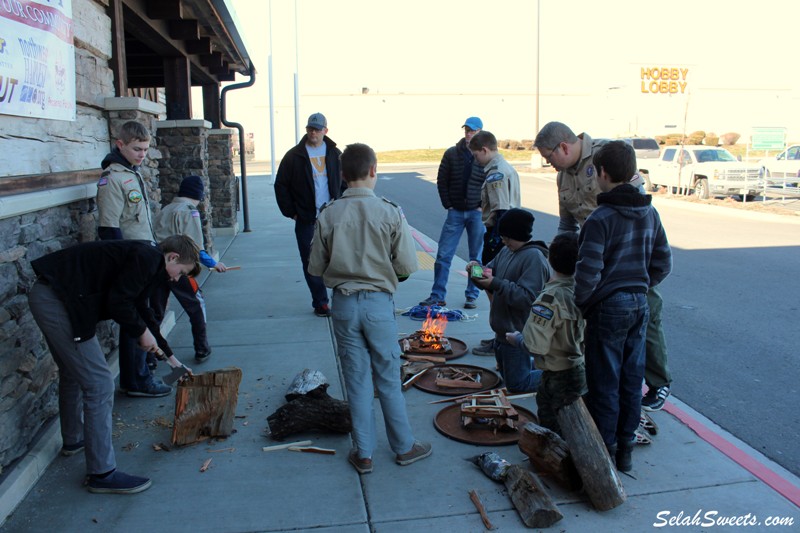 Boy Scouts Food Drive