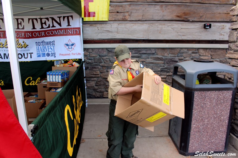 Boy Scouts Food Drive