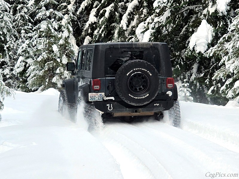 snow wheeling