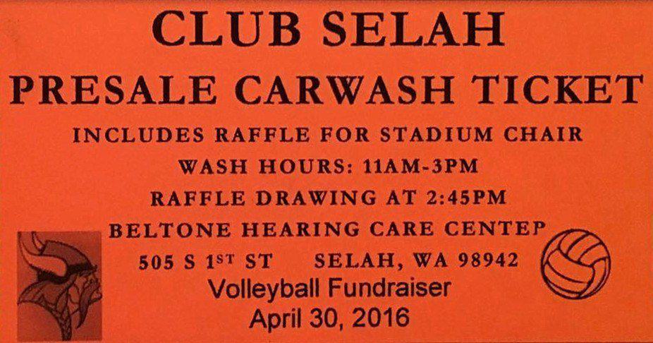 Club Selah Presale Carwash Ticket