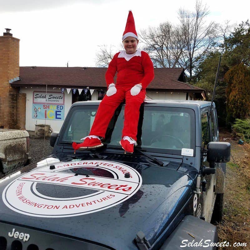 Elf on the Jeep