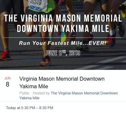 The Virginia Mason Memorial Downtown Yakima Mile 