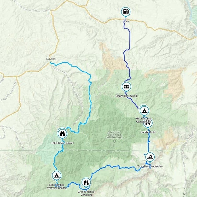 Blue Mountains Route