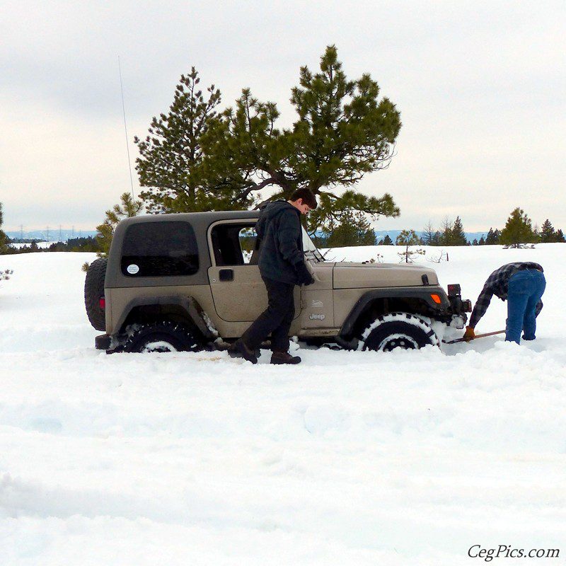 snow wheeling