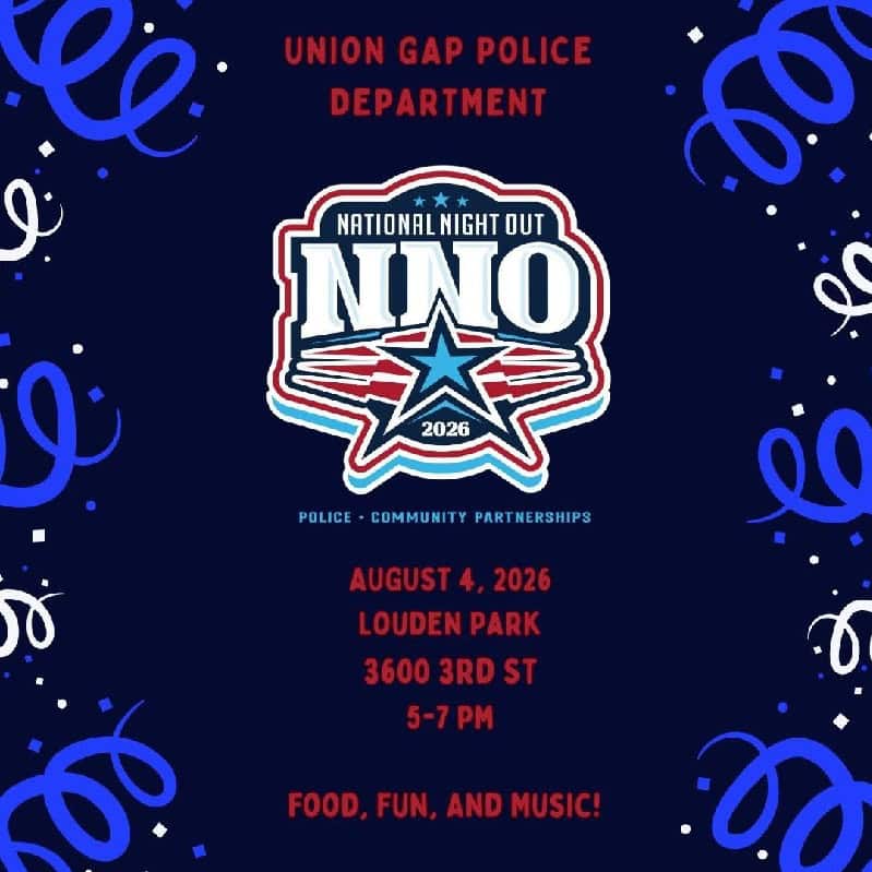 UPCOMING: 2026 Union Gap Police National Night Out 1