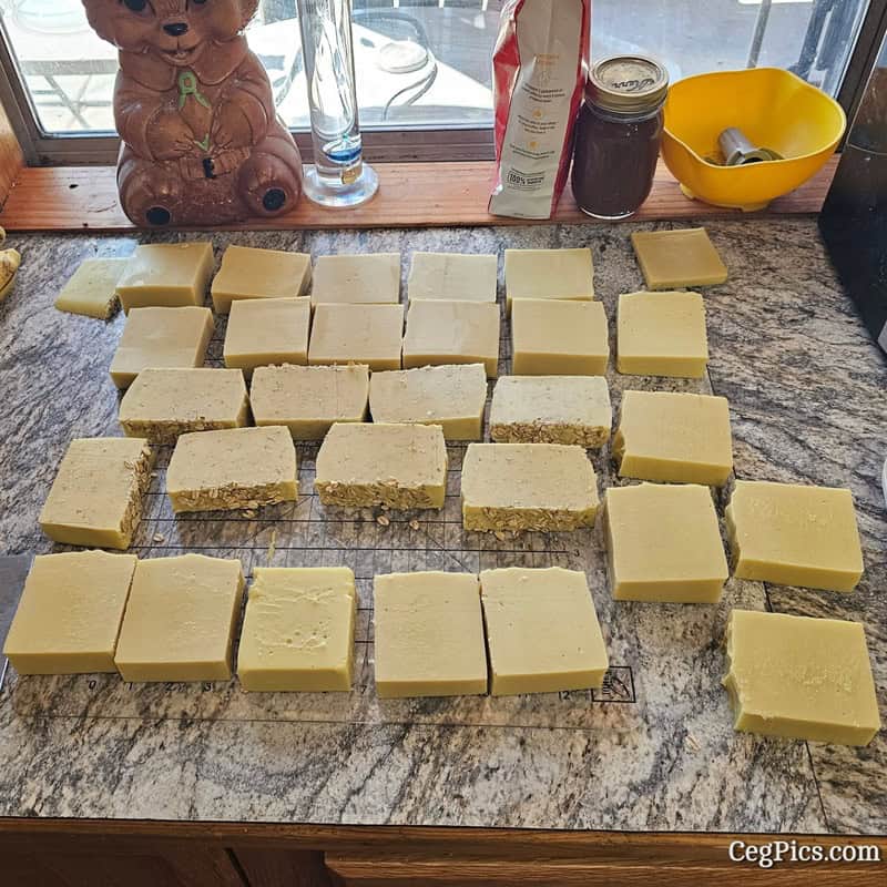 Graham Family Farm NW: The Goat Milk Soap is Almost Ready 1 goat milk soap